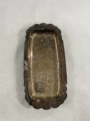 Plato de mantequilla de plata vintage estampado WM Rogers Mfg. Placa de plata Co. 99 Foto 1 de 3