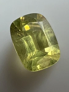 Natural Cushion Cut Green Chrysoberyl 2.06 ct 8.2 x 6.6 mm - Picture 1 of 24