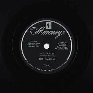 The Platters – My Prayer / Heaven On Earth - 10" Shellac/78 RPM - Mercury - 1956 - Foto 1 di 6