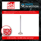 Exhaust Valve fits AUDI A1 8X 1.0 15 to 18 CHZB 04E109611J 4E109611J Febi New