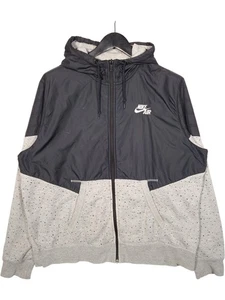 Nike Air Hoodie Gr. XL Herren schwarz grau Full Zip Kapuzen Sweatshirt Jacke - Bild 1 von 6