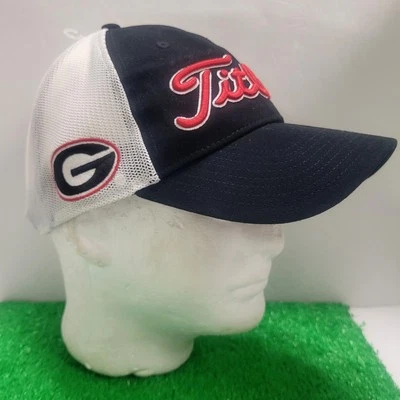 Gorra de golf Titleist Georgia Bulldogs Snapback malla negra blanca Universidad  Foto 1 de 4