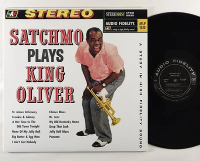 Louis Armstrong "Satchmo Plays King Oliver" LP Classic Records 200g Audiophile - Image 1 of 2