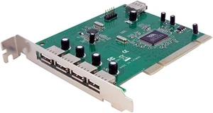 StarTech.com 7 Port PCI USB Card Adapter PCI to USB 2.0 Controller Adapter Card - Picture 1 of 2