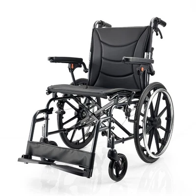 Sedia a rotelle pieghevole usata | manuale, leggera, stabile | circa 90% come nuova - Immagine 1 di 4