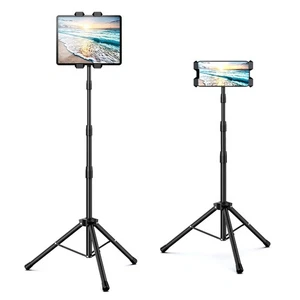 Floor Stand, Height Adjustable Cellphone Floor Stand with 360°Rotating Tripod... - Picture 1 of 7