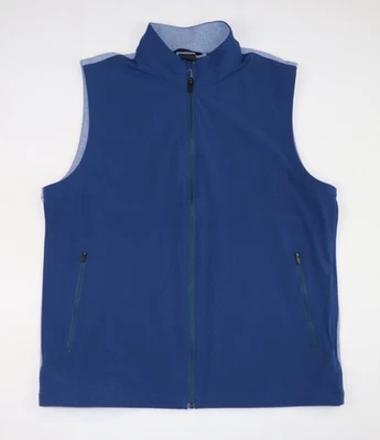 Dunning Golf Men's Size M Performance Full Zip Golf Vest - Image 1 of 4