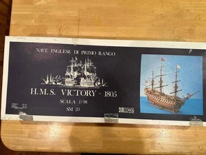 Modelismo Corel 1/96 1805 HMS Victory SM 23 modellino nave scatola aperta buste sigillate MM - Foto 1 di 1