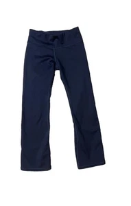 Athleta Alpine Valley Pant Fleece Lined Leggings Women's XXS Flare MidRise Black - Picture 1 of 13
