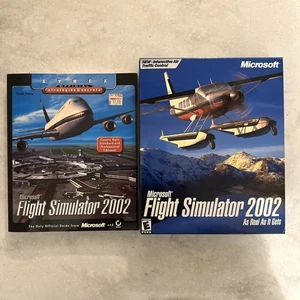 MS Flight Simulator 2002 Pro PC Big Box CIB + Sybex Guide komplett - kostenloser Versand - Bild 1 von 6