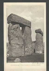 Ca 1913 Postkarte Großbritannien Stonehenge Die Trilithonen im Hufeisen - Bild 1 von 1