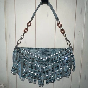 Bolso Boho Western con flecos tachonados con estrás - Imagen 1 de 12