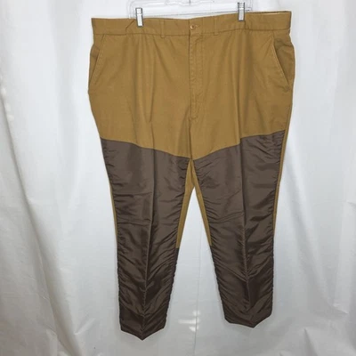 Cabela’s Outdoor Gear Hunting Pants Men’s 46x30 Tan Brown Reinforced Field - Image 1 of 4