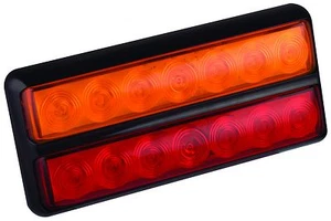 PAIR LED LIGHTS TRUCK TRAILER FLOAT CARAVAN LIGHTS 207 - Picture 1 of 2