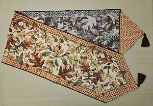 Susan Winget Tapestry Table Runner Autumn Leaves 13"x 72" Fall - Picture 1 of 10