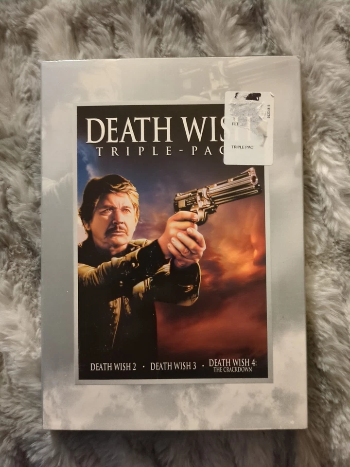 Death Wish Triple Pack DVD w/ slipcover - Part 2, 3 and 4 Foto 1 de 1