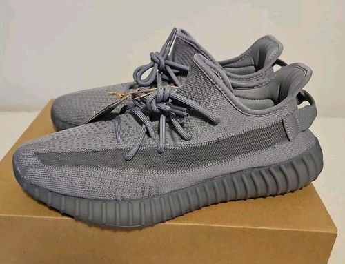 Taglia 11 Adidas Yeezy Boost 350 V2 Grigio Acciaio IF3219 NUOVE