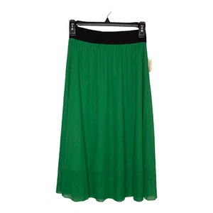 Women’s LuLaRoe LOLA Skirt XXS 2XS Green (1111) - Picture 1 of 7