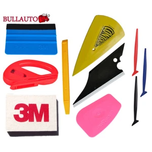 Car Wrapping Vinyl Tools Kit Micro Squeegee Tucking Scraper Razor Gasket US SHIP - Picture 1 of 11