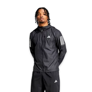 adidas Own The Run Jacket Black Men's Sport Running Athletic Jacket IN1483 - Picture 1 of 7