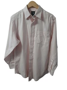 Jos A Bank Men's Baby Pink Long Sleeved Dress Shirt Size 16 [33]  READ Pre-owned - Picture 1 of 5