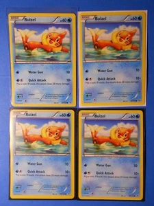 4x Buizel 28/106 Pokemon card XY Flashfire common NM - Picture 1 of 1