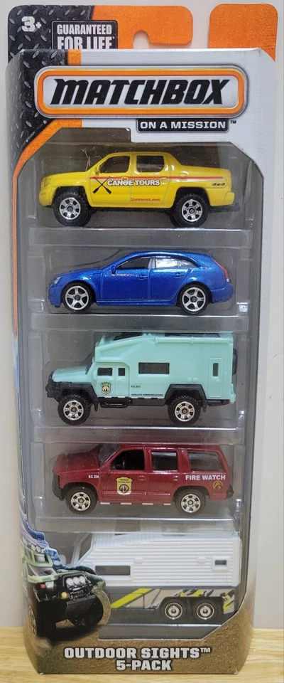 Paquete de 5 vistas al aire libre Matchbox National Parks 2013 Foto 1 de 1