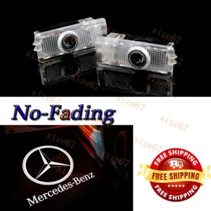 2x No fading LED Door Courtesy Projector Puddle Light For CLA CLS 2013-2019 - Picture 1 of 8