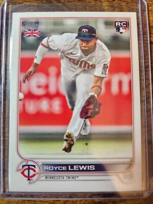 2022 Topps UK Edition Royce Lewis Rookie RC #137 Minnesota Twins - Image 1 of 2