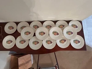 Lenox L15 Special Fruit Set of 16 Vintage Salad Plates w/Gold Trim 8 1/8" MINTCD - Picture 1 of 4