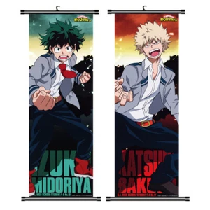 Mural de fondo de desplazamiento de pared con disfraces carteles artísticos de tela colgantes My Hero Academia - Imagen 1 de 40