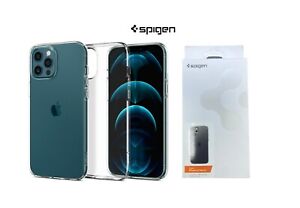 Spigen Liquid Crystal Flexible Cover For iPhone 12 / 12 Pro Case  Crystal Clear