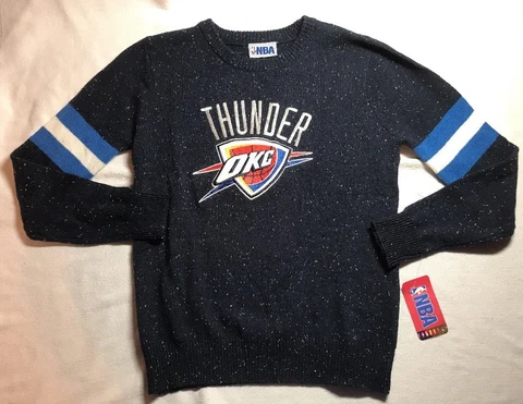NWT NBA Oklahoma City Thunder Youth Kids Sweater X-Large 18 Cover