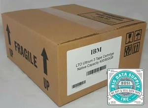 Cartucho de cinta de datos IBM LTO Ultrium 3 400/800 GB 24R1922 (PAQUETE DE 20) - Imagen 1 de 5