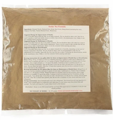 EL Auténtico ULTIMATE TÉ ESSIAC ORGÁNICO - 8 hierbas fórmula de la más alta calidad 1 lb. Foto 1 de 3