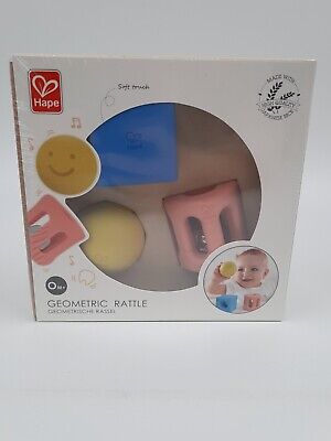 Hape Geometric Rattle Made With High Quality Japanese Rice BRAND NEW! • 14.36$