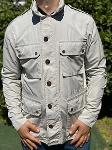 Moncler Vintage Light Jacket Bomber Hooded Tuxedo Blazer Slim Size 4 XL - Picture 1 of 24