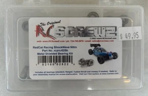 RC Screwz #rczrcr025b: Redcat Shockwave Metal Shielded Bearing Kit, NISB - Picture 1 of 1