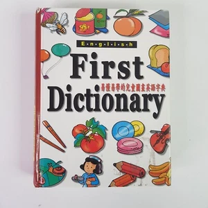 English First Dictionary Hardcover Textbook Chinese Kids Glsongyi Publishing - Picture 1 of 7
