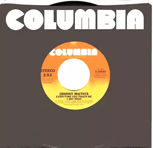 Johnny Mathis: Everytime You Touch Me / When A Child Is Born .. 45 RPM 4826 - Picture 1 of 3