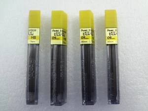 4 Pentel Super Replacement Lead 0.9mm HB 15 Pieces x 4 - Picture 1 of 3
