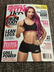 WWE Sasha Banks Mercedes Moné Muscle & Fitness Hers 2016 Magazine Rare - Picture 1 of 1