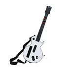 Nintendo WII Controller Guitar Hero Gitarre mit Gurt Wireless Kabellos Weiss