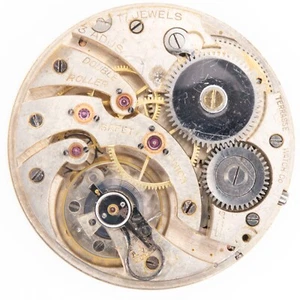 Movimiento Reloj Bolsillo Antiguo Terasse 12-Talla 17-Jewel 3 Ajustes, Funciona Un Poco - Imagen 1 de 4
