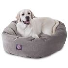 Majestic Pet 40 Inch Micro Velvet Calming Dog Bed Washable – Cozy Soft Round ...