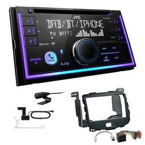 JVC KW-DB95BT Autoradio Bluetooth DAB+ für Hyundai i10 Rubbertouch 2008-2013 - Bild 1 von 6