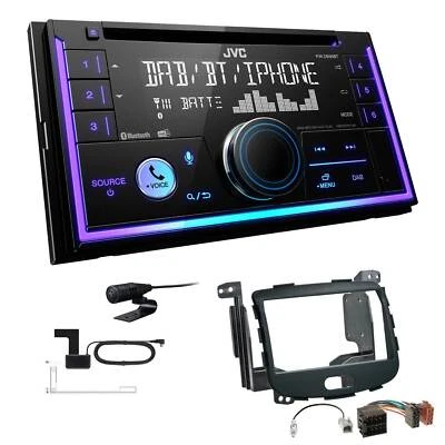 JVC KW-DB95BT Autoradio Bluetooth DAB+ für Hyundai i10 Rubbertouch 2008-2013 - Bild 1 von 4