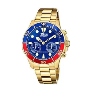 LOTUS Men's Mod. 18802/3 Stainless Steel Blue Watch - Picture 1 of 2