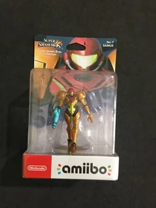 SAMUS SUPER SMASH BROS COLLECTION AMIIBO NINTENDO NUOVO - Imagen 1 de 6