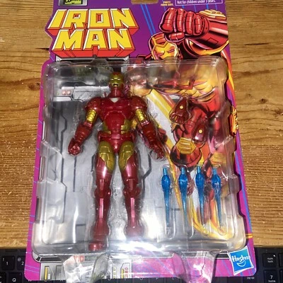 Marvel Legends ~ Retro Comics ~ Iron Man Series ~ Model 20 ~ 1/12 Scale ~ Hasbro - Image 1 of 2